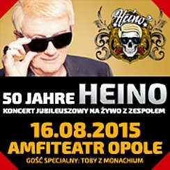 Bilety na koncert 50 Jahre Heino (gość specjalny: Toby z Monachium) w Opolu - 16-08-2015