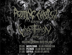 Bilety na koncert Rotting Christ i Varathron - Trasa : Hellenic Demons Over Poland   w Gdyni - 31-05-2015