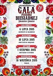 Bilety na koncert GALA PIOSENKI BIESIADNEJ - 20 LAT w Kołobrzegu - 06-07-2015