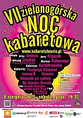 Bilety na kabaret VII Zielonogórska Noc Kabaretowa - Kabaretobranie 2015 - VII Zielonogórska Noc Kabaretowa w Zielonej Górze - 08-08-2015