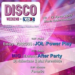 Bilety na koncert Disco Weekend z VOX FM w Zabierzowie - 10-07-2015