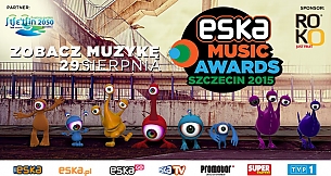 Bilety na koncert ESKA MUSIC AWARDS - Miejsca numerowane - ESKA MUSIC AWARDS Szczecin 2015 - 29-08-2015