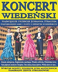 Bilety na koncert Wiedeński - Największe przeboje Johanna Straussa, najpiękniejsze arie i duety z operetek wiedeńskich, wybitni soliści polskich scen muzycznych w Bełchatowie - 19-09-2015