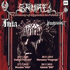 Bilety na koncert Samael "Ceremony of Opposites", Furia, Bloodthirst w Gdańsku - 29-11-2015