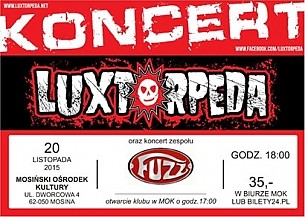 Bilety na koncert Luxtorpeda w Mosinie - 20-11-2015