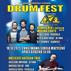 Bilety na koncert Drum Fest: Benny Greb z Moving Parts, Grzegorz Kapołka Trio w Opolu - 18-10-2015