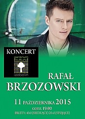 Bilety na koncert Rafał Brzozowski w Izabelinie - 11-10-2015