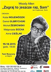 Bilety na spektakl Zagraj to jeszcze raz, Sam - Wojewódzki, Olbrychski, Żebrowski, Socha, Cieślak - Gdynia - 30-11-2015