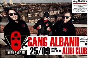 Bilety na koncert Gang Albanii we Wrocławiu - 25-09-2015