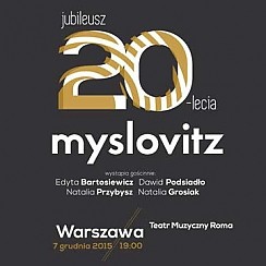 Bilety na koncert Myslovitz - Jubileusz 20-lecia w Warszawie - 07-12-2015