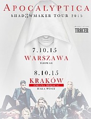Bilety na koncert Apocalyptica, support: Tracer - Sprzedaż zakończona! w Warszawie - 07-10-2015