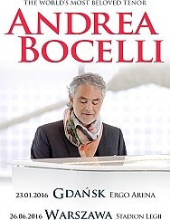 Bilety na koncert Andrea Bocelli w Warszawie - 26-06-2016