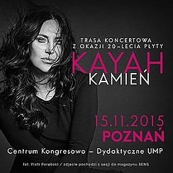 Bilety na koncert Kayah / "Kamień" - 20 lat płyty w Poznaniu - 15-11-2015