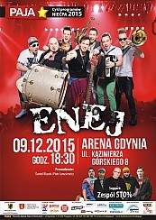 Bilety na koncert ENEJ - Z ogromną przyjemnością zapraszamy Państwa  na występ wspaniałego zespołu ENEJ w Gdyni - 09-12-2015
