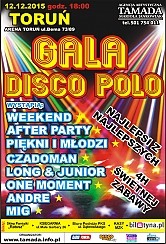 Bilety na koncert Wielka Gala Disco Polo w Toruniu - 12-12-2015