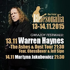 Bilety na koncert Bluesonalia 2015 - Dzień 2 w Koninie - 14-11-2015