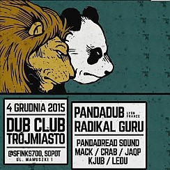 Bilety na koncert Dub Club Trójmiasto: Pandadub Live, Radikal Guru i inni w Sopocie - 04-12-2015
