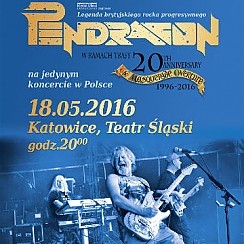 Bilety na koncert Pendragon - "The Masquerade Overture 20th Anniversary Tour" w Katowicach - 18-05-2016