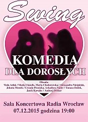 Bilety na spektakl SWING - komedia dla dorosłych - Wrocław - 07-12-2015