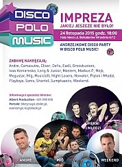Bilety na koncert Andrzejkowe Disco Party w Warszawie - 24-11-2015