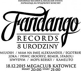 Bilety na koncert 8.Urodziny Fandago Rec: Miuosh, Joka, Mam Na Imię Aleksander i inni w Katowicach - 18-12-2015