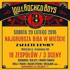 Bilety na koncert 18 Lou & Rocked Boys we Wrocławiu - 20-02-2016