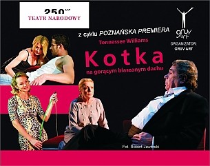 Bilety na spektakl KOTKA NA GORĄCYM BLASZANYM DACHU - Poznań - 11-01-2016