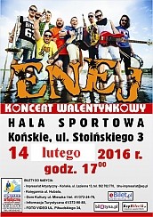 Bilety na koncert ENEJ - Walentynkowy koncert ENEJ w Końskich - 14-02-2016