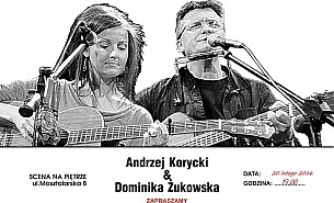 Bilety na koncert Dominika Żukowska i Andrzej Korycki 2016 w Poznaniu - 20-02-2016