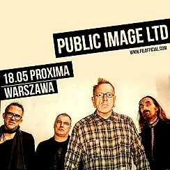 Bilety na koncert Public Image LTD. w Warszawie - 18-05-2016