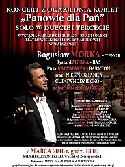 Bilety na koncert Bogusław Morka - Koncert z okazji DNIA KOBIET w Krakowie - 07-03-2016