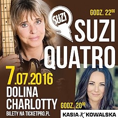 Bilety na 10.Festiwal Legend Rocka: Suzi Quatro, Kasia Kowalska