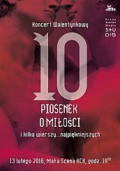 Bilety na koncert "DZIESIĘĆ PIOSENEK O MIŁOŚCI I KILKA WIERSZY… NAJPIĘKNIEJSZYCH" - reż.: Marek Tercz w Kielcach - 13-02-2016