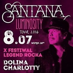 Bilety na 10.Festiwal Legend Rocka - Santana