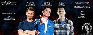 Bilety na kabaret Stand-up Profanum - Bartek Zalewski, Jasiek Borkowski i Rafał Banaś w Częstochowie - 13-02-2016