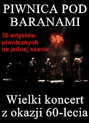 Bilety na koncert Piwnica pod Baranami: Wielki koncert z okazji 60-lecia w Szczecinie - 17-02-2016