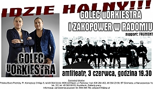 Bilety na koncert Idzie HALNY !!! - GOLEC uORKIESTRA i ZAKOPOWER w RADOMIU ! Support - Frument - 03-06-2016
