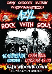Bilety na koncert Azyl - Rock With Soul w Nowym Miasteczku - 16-04-2016