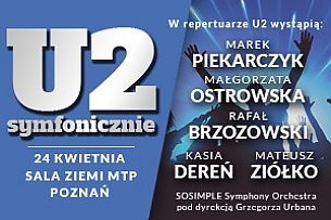 Bilety na koncert U2 symfonicznie w Poznaniu - 24-04-2016