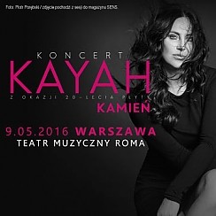 Bilety na koncert Kayah - Kamień - 20 lat płyty - Sprzedaż zakończona! w Warszawie - 09-05-2016