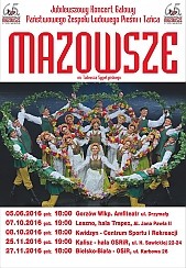 Bilety na koncert Jubileuszowy Koncert Galowy - 65 lat zespołu Mazowsze w Pile - 04-06-2016
