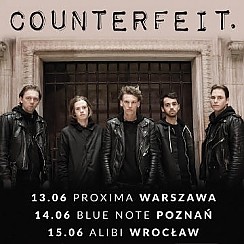 Bilety na koncert Counterfeit - Sprzedaż zakończona! we Wrocławiu - 15-06-2016