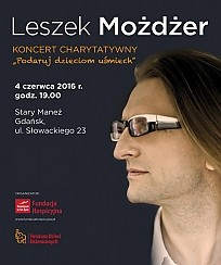 Bilety na koncert Leszek Możdżer - Koncert charytatywny Podaruj dzieciom uśmiech w Gdańsku - 04-06-2016