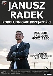 Bilety na koncert Janusz Radek - Koncert Janusza Radka-Popołudniowe Przejażdżki w Krakowie - 27-11-2016