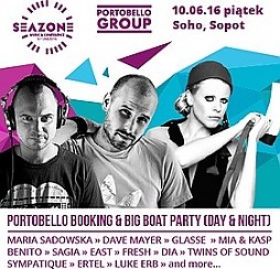 Bilety na koncert Portobello Booking & BIG BOAT PARTY (DAY & NIGHT) / SeaZone Music & Conference 2016  w Sopocie - 10-06-2016