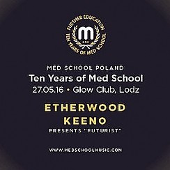 Bilety na koncert ETHERWOOD + KEENO - Ten Years Of MedSchool - Let It Roll Warm Up! w Łodzi - 27-05-2016
