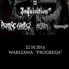 Bilety na koncert Inquisition, Rotting Christ, Mystifier, Schammasch w Katowicach - 23-10-2016