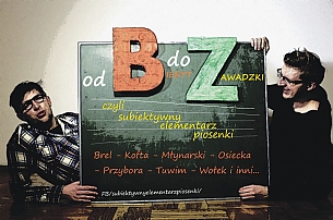 Bilety na koncert Bieryt&&Zawadzki  - Od B do Z - subiektywny elementarz polskiej piosenki: Bieryt&&Zawadzki  w Toruniu - 30-06-2016