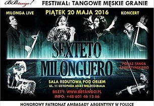 Bilety na BBTANGO FESTIWAL:Tangowe Męskie Granie! I Koncert Sexteto Milonguero 