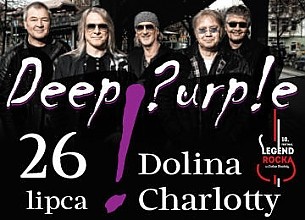 Bilety na 10.Festiwal Legend Rocka: Deep Purple, support: Turbo